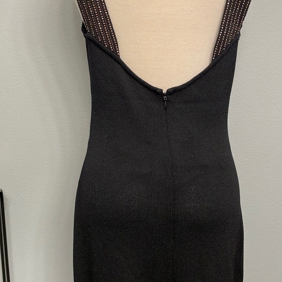 ST JOHN Black Evening Dress size 8 - Picture 4 of 10